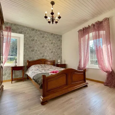 Chaleureux Avec Cheminee Pres Du Puy-en-velay, Ideal Pour Familles Et Sejours Professionnels - Fr-1-582-349 Holiday home Saint-Germain-Laprade