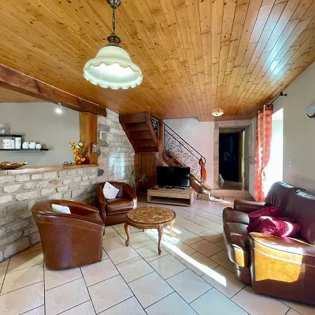 Chaleureux Avec Cheminee Pres Du Puy-en-velay, Ideal Pour Familles Et Sejours Professionnels - Fr-1-582-349 Holiday home